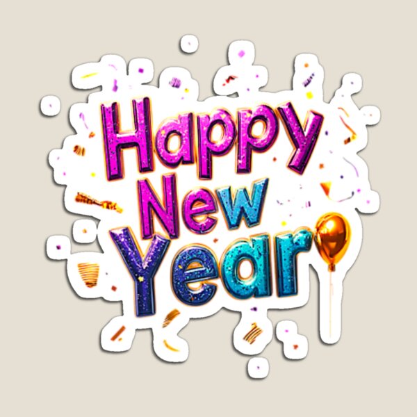 Aperçu de l'œuvre BONNE ANNÉE créée et vendue par Pabhas.