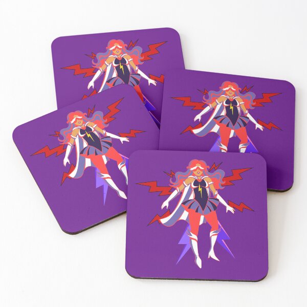 Item preview, Super Girl Hero Comic Art - Colorful Female Power Illustration. designed and sold by LunaPrintCo.