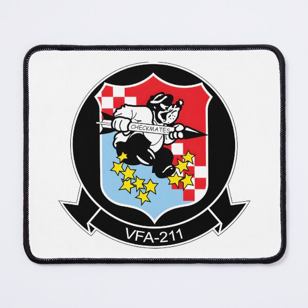 Item preview, VFA-211 Fighting Checkmates Strike Fighter Squadron Emblem designed and sold by CharlieDesings.