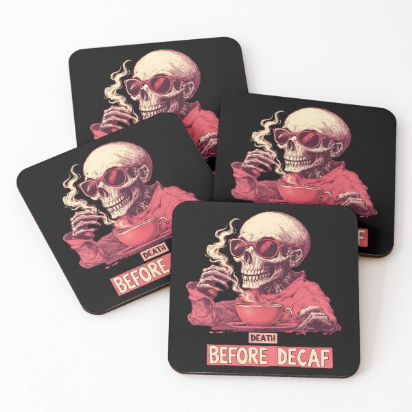 Item preview, Death Before Decaf designed and sold by TheDuckprints.