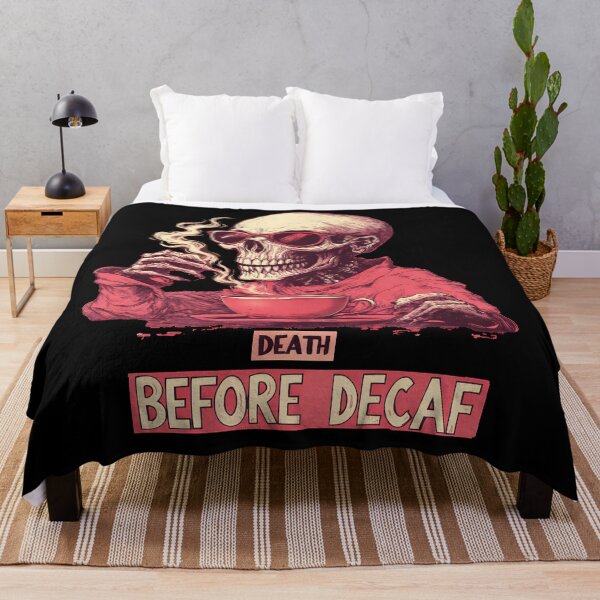 Item preview, Death Before Decaf designed and sold by TheDuckprints.