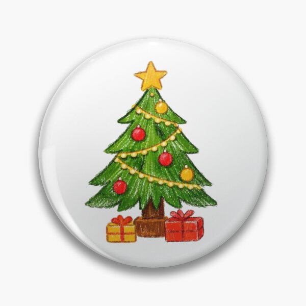 Item preview, Watercolor Christmas Tree Illustration Decor designed and sold by ShykShop.
