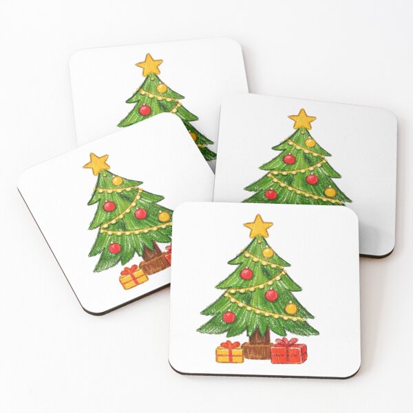 Item preview, Watercolor Christmas Tree Illustration Decor designed and sold by ShykShop.