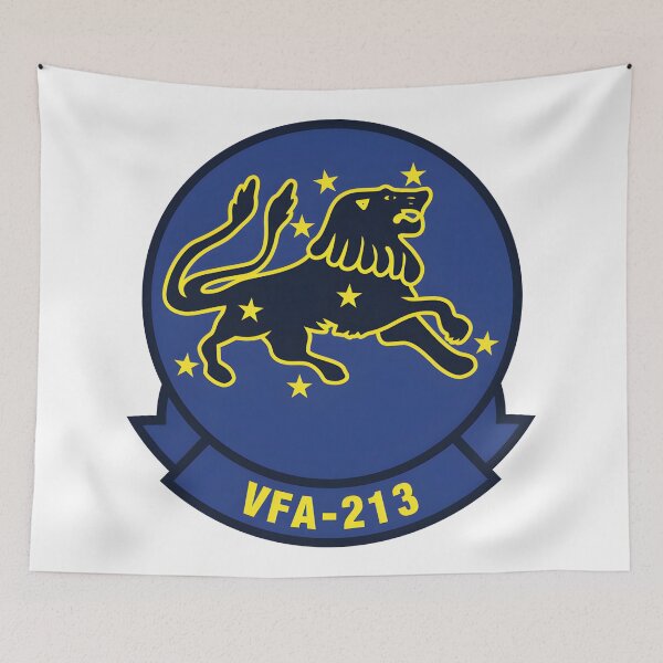 Item preview, VFA-213 Blacklions Strike Fighter Squadron Emblem designed and sold by CharlieDesings.