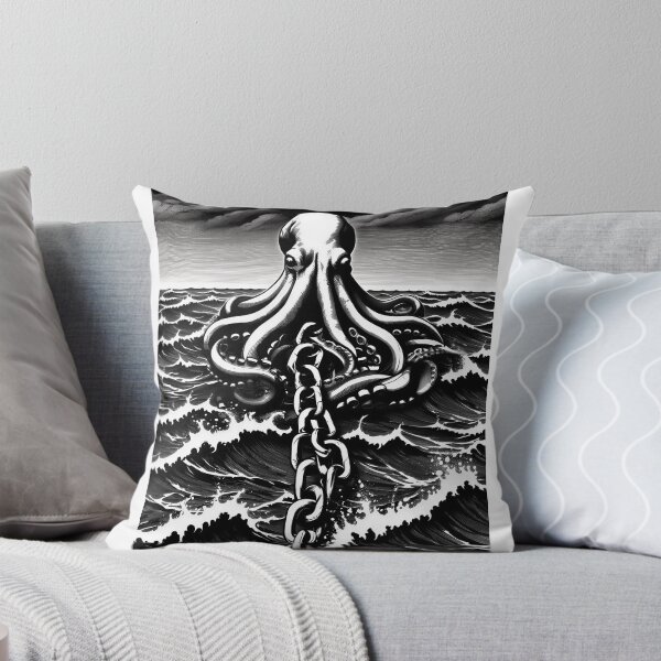 Item preview, Giant Octopus pulling you in by chain designed and sold by Swing Set Studios.