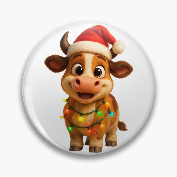 Artikelvorschau, Weihnachtskuh entworfen und verkauft von Sillytoe.