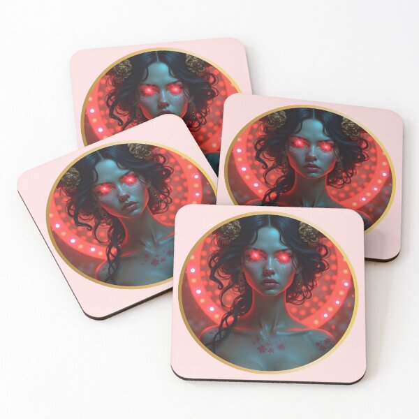 Item preview, Red - Angry Goddess - Eyes of Fire designed and sold by PriyaMagic.