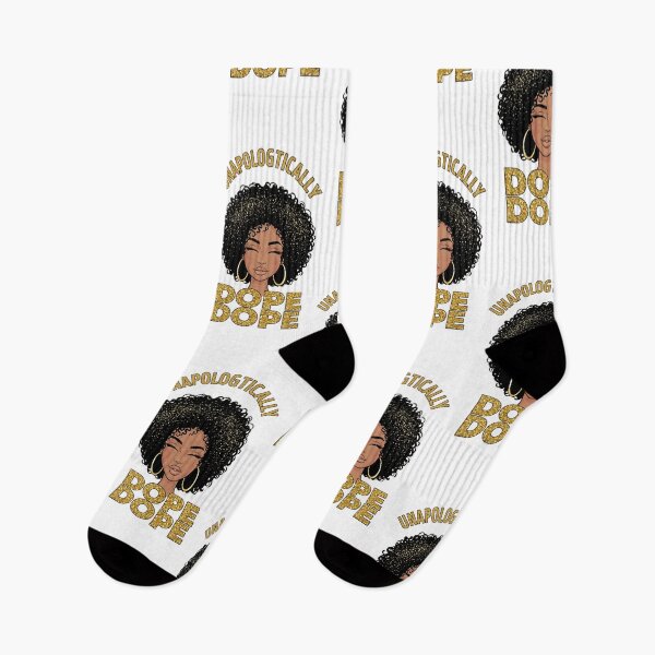 Item preview, Unapologetically Dope Black Woman Art – Empowerment Glitter Portrait designed and sold by Williams Anderson.