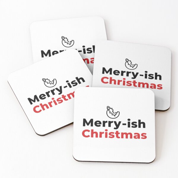 Item preview,  Merry-ish Christmas – Sarcastic Holiday Vibes designed and sold by NovaDoodle Art Studio.