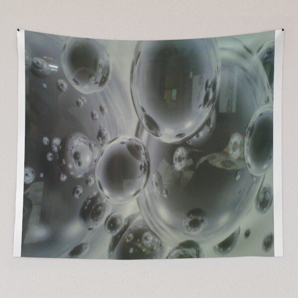 Item preview, bubbles black and white abstract design designed and sold by SmashingDeals.