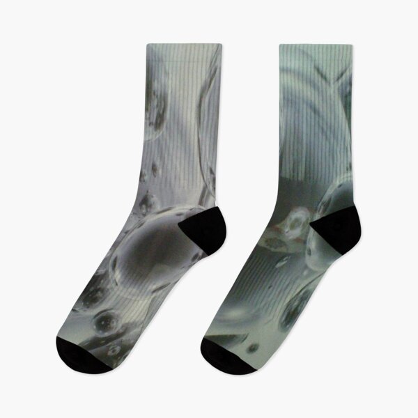 Item preview, bubbles black and white abstract design designed and sold by SmashingDeals.