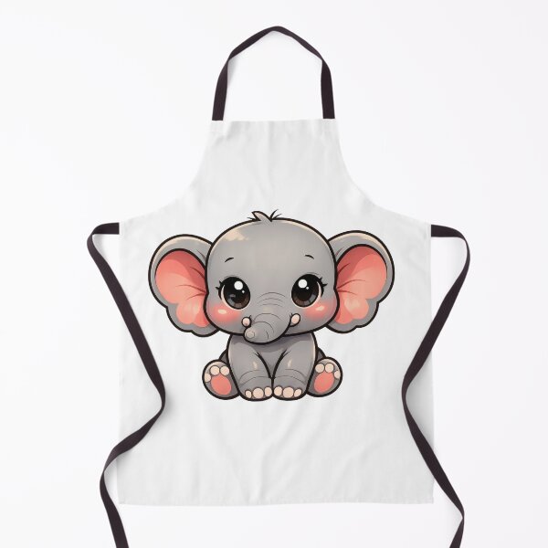 Item preview, Cute Chibi Baby Elephant Calf designed and sold by mr-zgredzio.