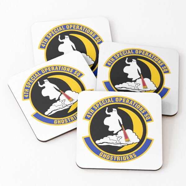 Item preview, 4th Special Operations Squadron Emblem - Ghostriders designed and sold by CharlieDesings.