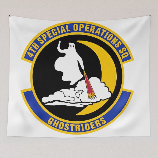 Item preview, 4th Special Operations Squadron Emblem - Ghostriders designed and sold by CharlieDesings.