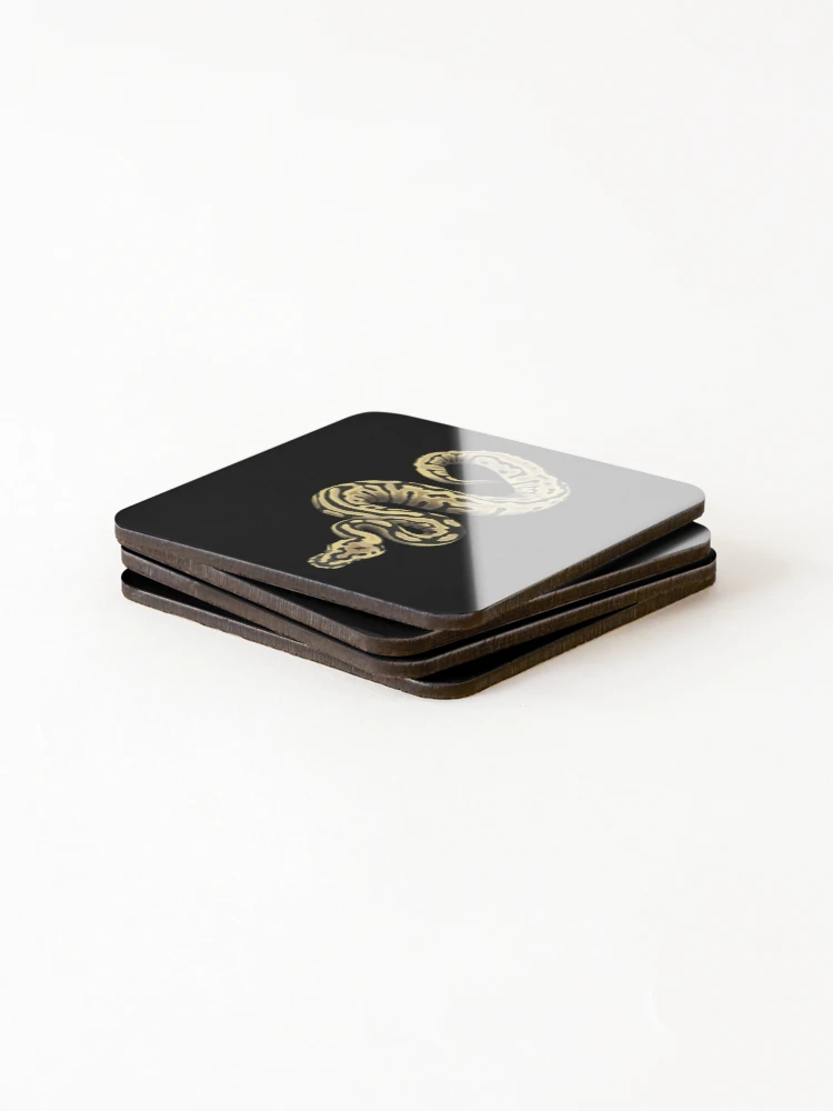 Thumbnail 4 of 5, Coasters (Set of 4), Ball python 2 (Python regius) designed and sold by Meowsome91.