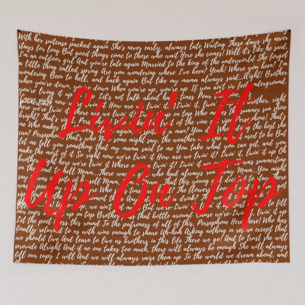 Artikelvorschau, Hadestown Lyrics entworfen und verkauft von broadwaygirl142.