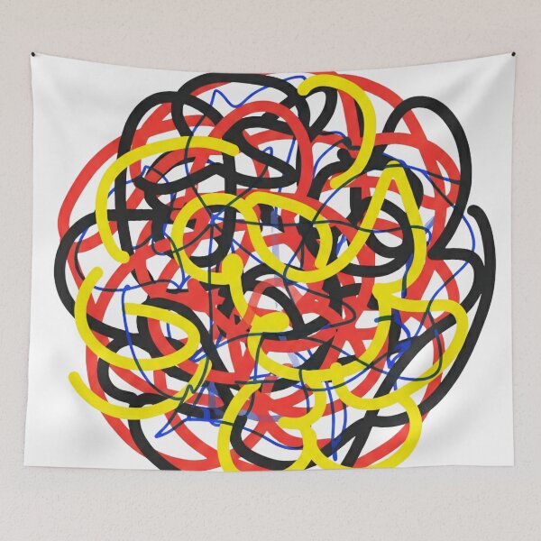 Item preview, Entangled Minds - Abstract Chaos Theory Graphic designed and sold by JanRizz.