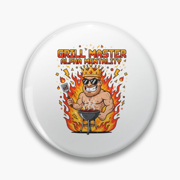 Item preview, Grill Master Alpha Mentality King designed and sold by AnnDesignStudio.