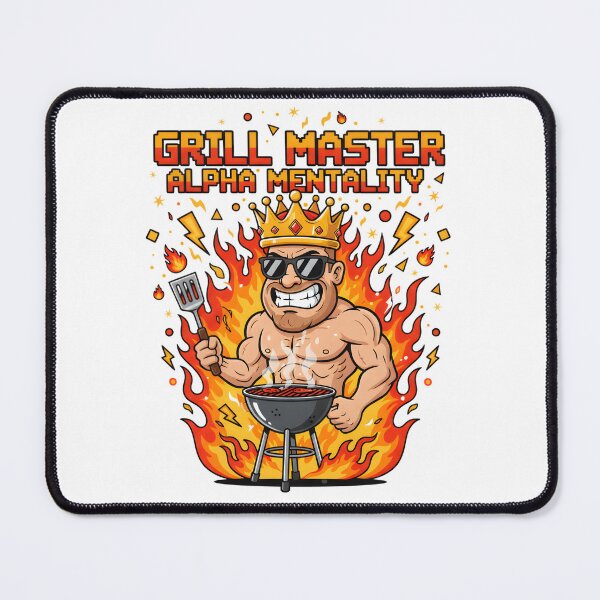 Item preview, Grill Master Alpha Mentality King designed and sold by AnnDesignStudio.