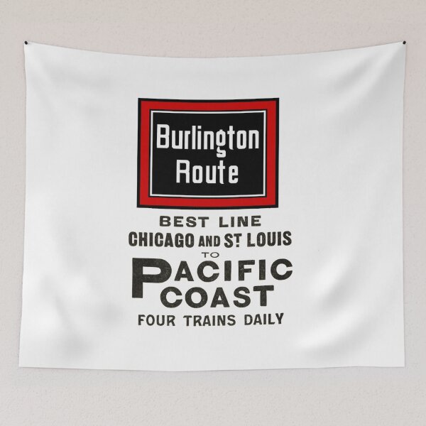 Item preview, Vintage Burlington Route - Best Line designed and sold by QuayTradingCo.