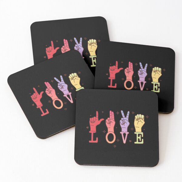 Item preview, ASL Hand Sign Language Love designed and sold by Nocturnal-Vines.