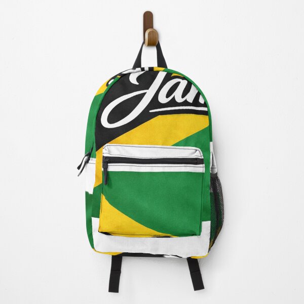 Item preview, Jamaica Flag Typography – Jamaican Pride Caribbean Island Design designed and sold by GarnerSupplyCo.
