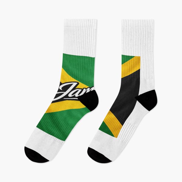 Item preview, Jamaica Flag Typography – Jamaican Pride Caribbean Island Design designed and sold by GarnerSupplyCo.