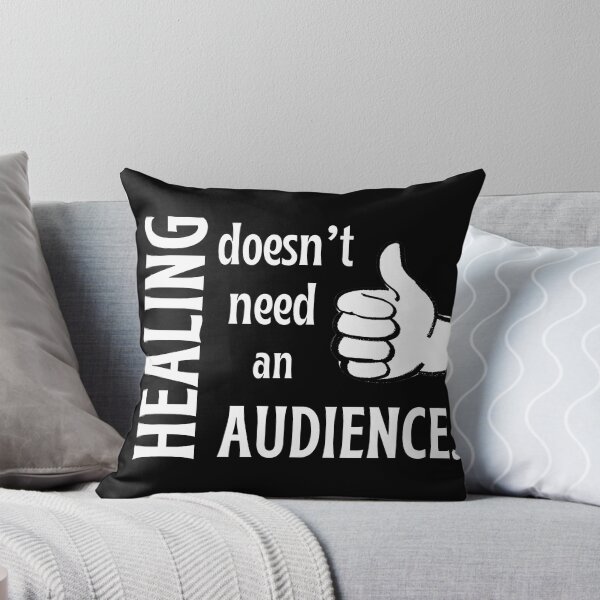 Item preview, Healing Doesn’t Need an Audience – Introvert Self Growth Quote designed and sold by FreeArtStyle.