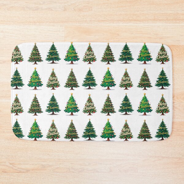 Item preview, Four Merry Christmas Tree Decorated 2 designed and sold by GlamOvira.