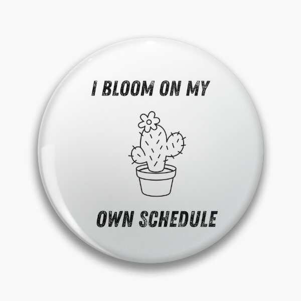 Item preview, I Bloom on My Own Schedule – Minimal Cactus Illustration designed and sold by Panoramax.
