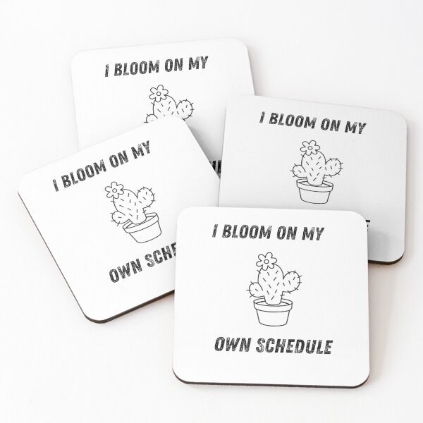 Item preview, I Bloom on My Own Schedule – Minimal Cactus Illustration designed and sold by Panoramax.