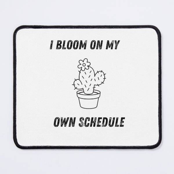 Item preview, I Bloom on My Own Schedule – Minimal Cactus Illustration designed and sold by Panoramax.
