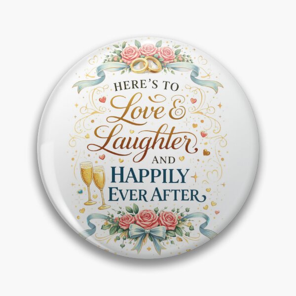 Item preview, Here’s to Love, Laughter & Happily Ever After designed and sold by ArgentoArt.