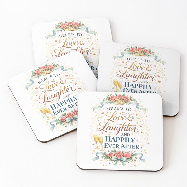 Item preview, Here’s to Love, Laughter & Happily Ever After designed and sold by ArgentoArt.