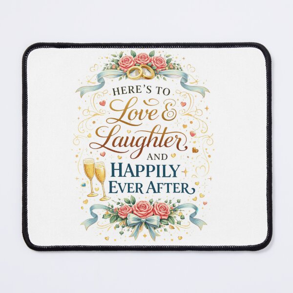 Item preview, Here’s to Love, Laughter & Happily Ever After designed and sold by ArgentoArt.