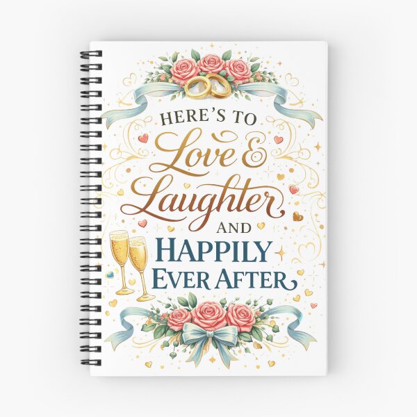 Item preview, Here’s to Love, Laughter & Happily Ever After designed and sold by ArgentoArt.