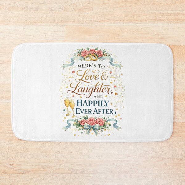 Item preview, Here’s to Love, Laughter & Happily Ever After designed and sold by ArgentoArt.