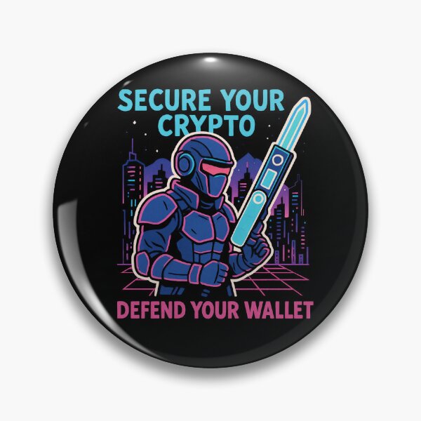 Item preview, SECURE YOUR CRYPTO – DEFEND YOUR WALLET designed and sold by BitCrop.