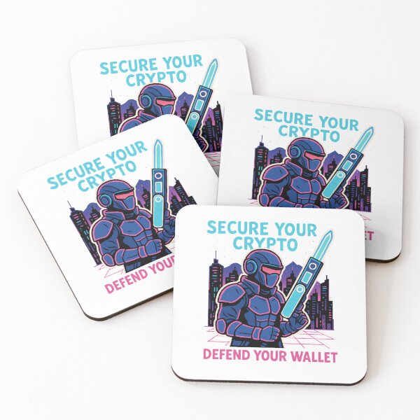 Item preview, SECURE YOUR CRYPTO – DEFEND YOUR WALLET designed and sold by BitCrop.
