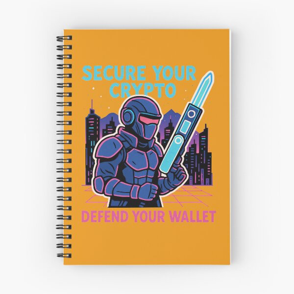 Item preview, SECURE YOUR CRYPTO – DEFEND YOUR WALLET designed and sold by BitCrop.