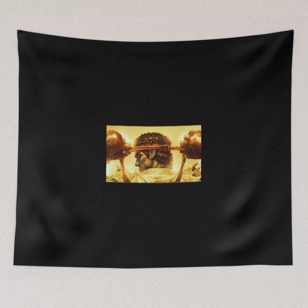 Item preview, Ryu Spirit: Warrior Determination & Golden Aura Street Fighter Style designed and sold by Design4AllThings.