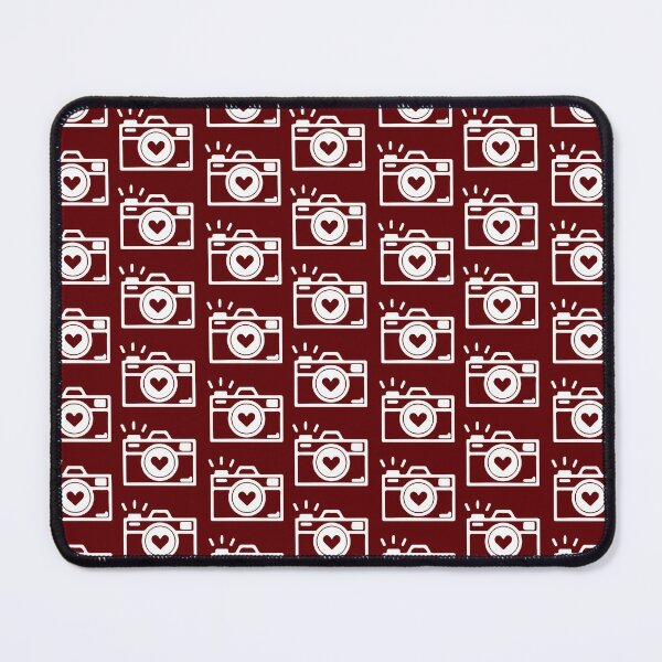 Item preview, Burgundy camera pattern designed and sold by snoWorkshop.