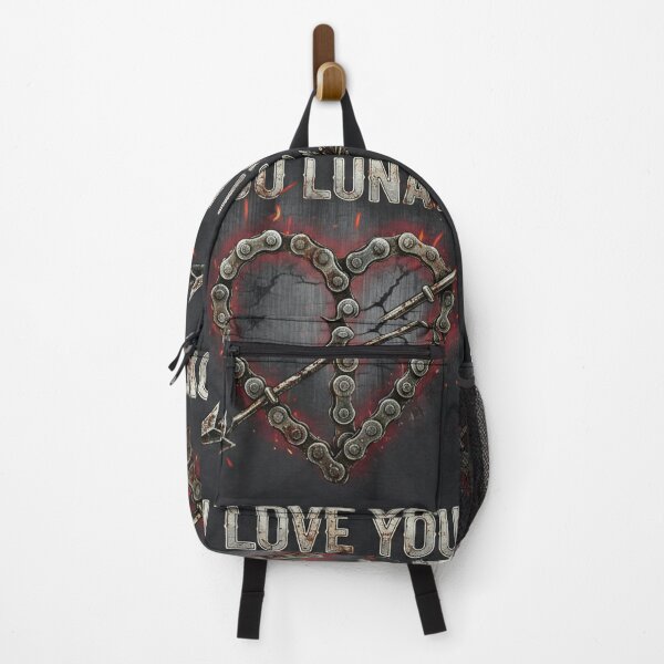 Item preview, I Love You You Lunatic - Biker Chain Heart & Arrow designed and sold by JanRizz.