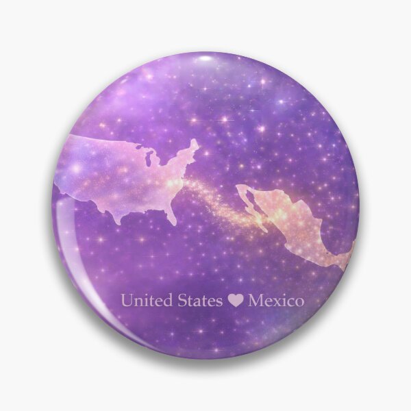 Item preview, United States Mexico Long Distance Relationship Love Design designed and sold by ArcanePrintsxo.