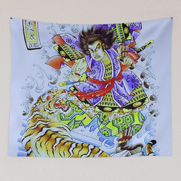 Item preview, Samurai & Tiger designed and sold by NightRaida.