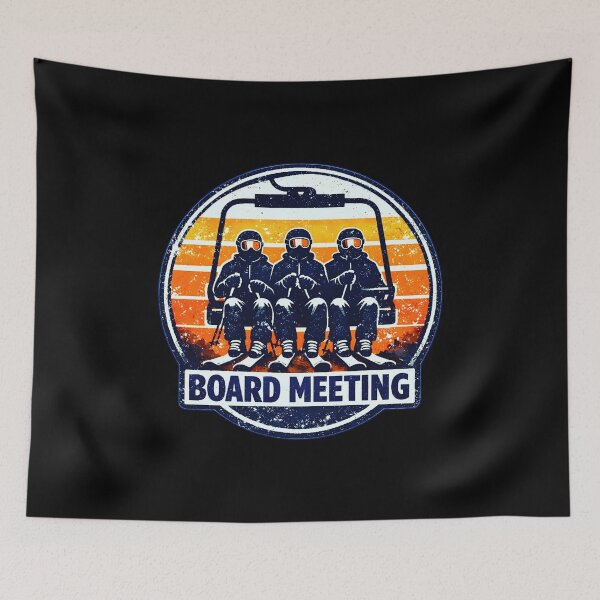 Item preview, Snowboard Meeting Snowboarding Vacation Skiing designed and sold by gear-posters.