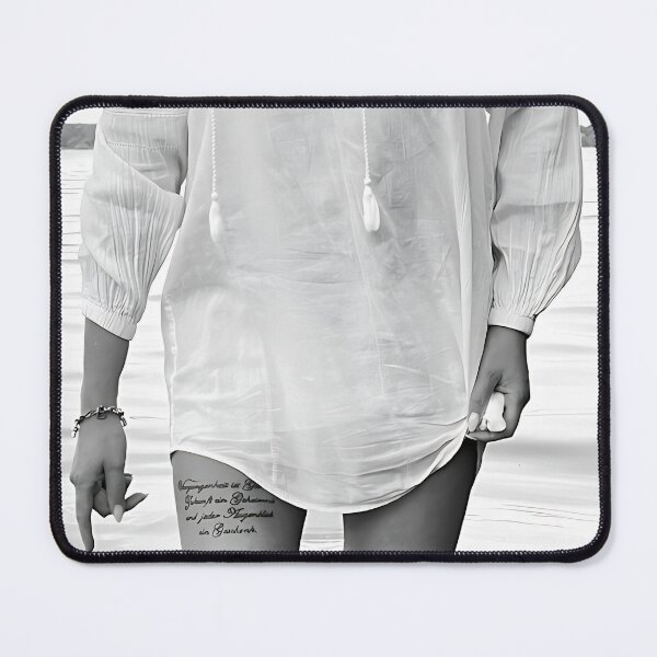Item preview, The Silent Shore – Woman at the deserted lake designed and sold by StillnessInDecay.