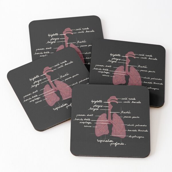 Item preview, Deep Breath – Stylized Respiratory System Illustration designed and sold by Mad-bidouille.