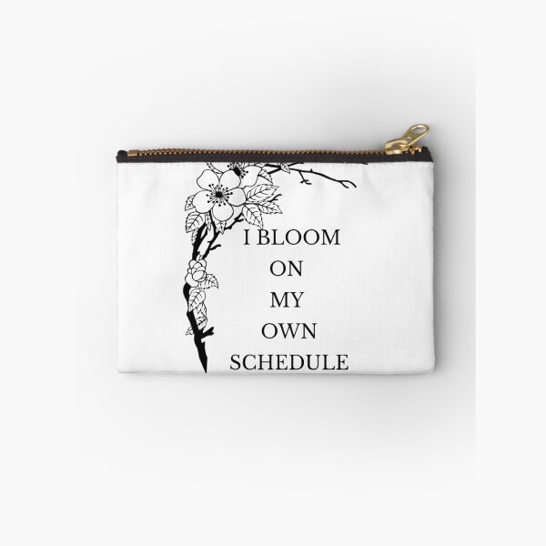 Item preview,  I Bloom on My Own Schedule – Minimalist Self Growth Quote designed and sold by Panoramax.