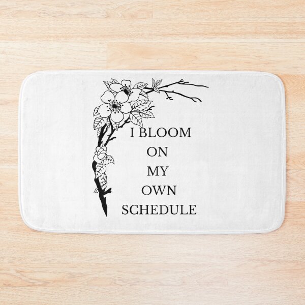 Item preview,  I Bloom on My Own Schedule – Minimalist Self Growth Quote designed and sold by Panoramax.